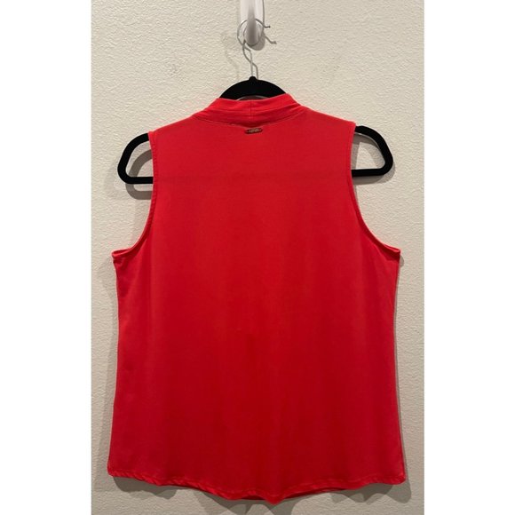 IVANKA TRUMP Sleeveless Red Blouse - Picture 4 of 4